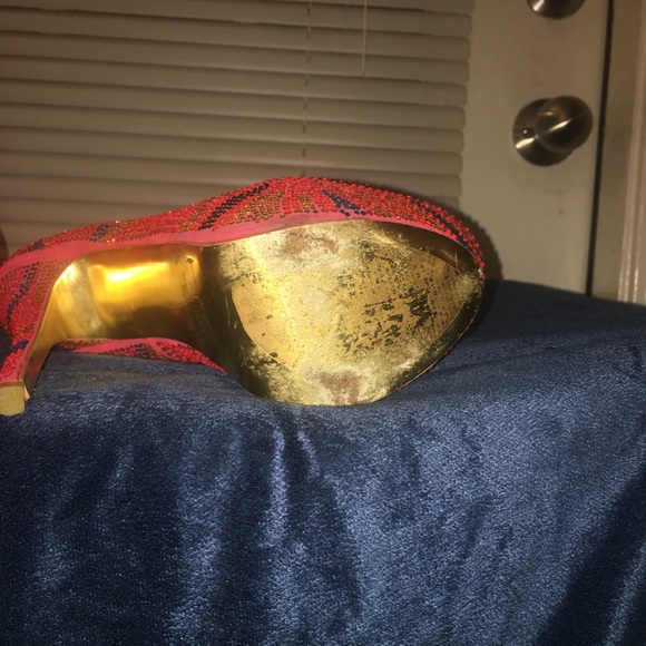 Pink glitter heels by Shi very sexy - Picture 3 of 4